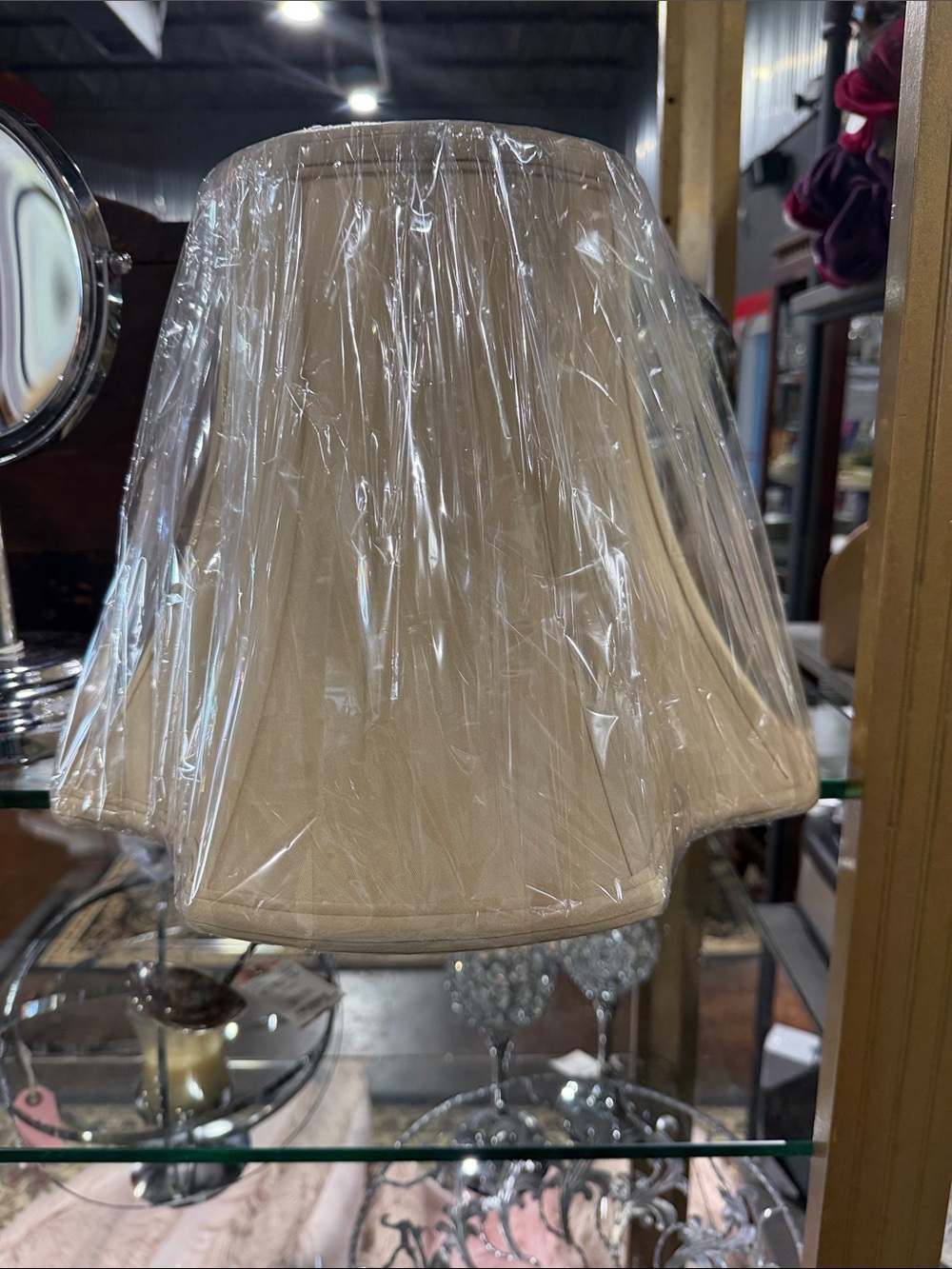 Beige Fabric Lamp Shade – Classic Home Accents